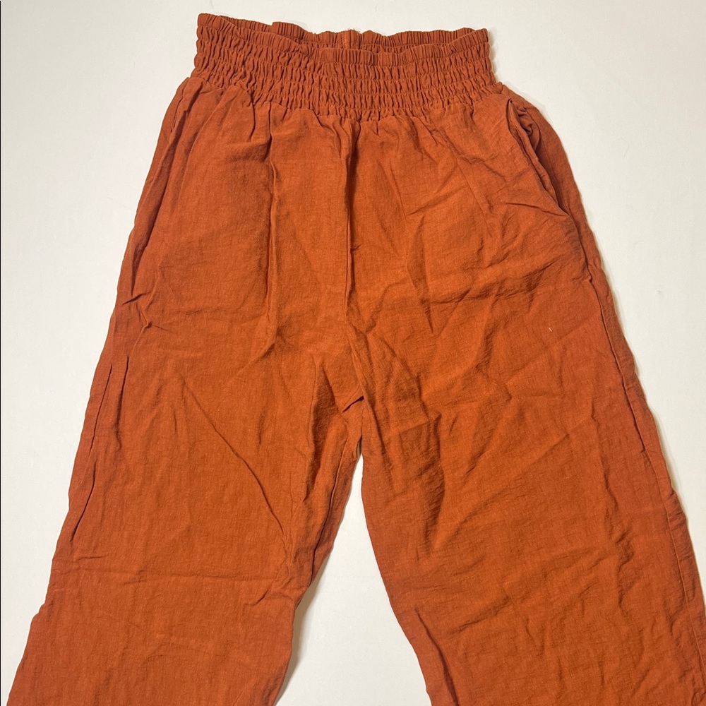 Sanctuary Women's Terracotta Wide Leg Pants